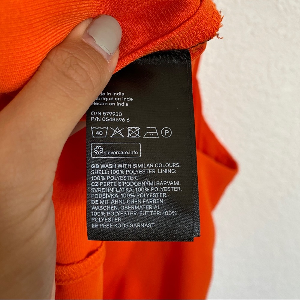 H&M orange dress - Picture 10 of 12